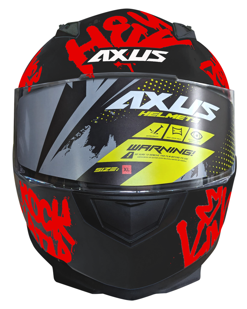 CASCO PARA MOTOCICLISTA CERRADO SPRAY RED/GRAY XL