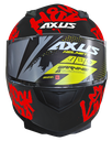 CASCO PARA MOTOCICLISTA CERRADO SPRAY RED/GRAY XL