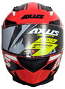 CASCO PARA MOTOCICLISTA CERRADO SKY RED/BLACK XL