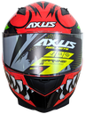 CASCO PARA MOTOCICLISTA CERRADO ANGRY RED XL