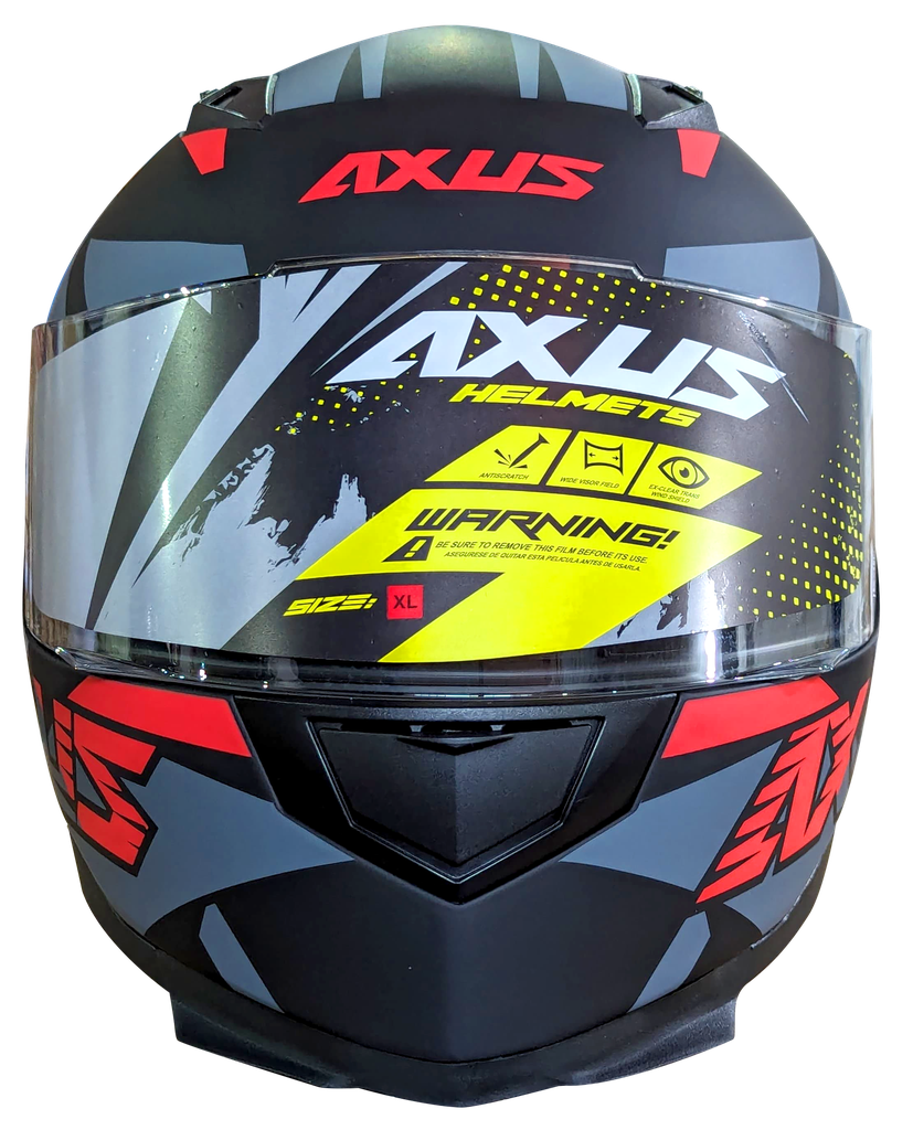 CASCO PARA MOTOCICLISTA CERRADO SKY RED/GRAY XL