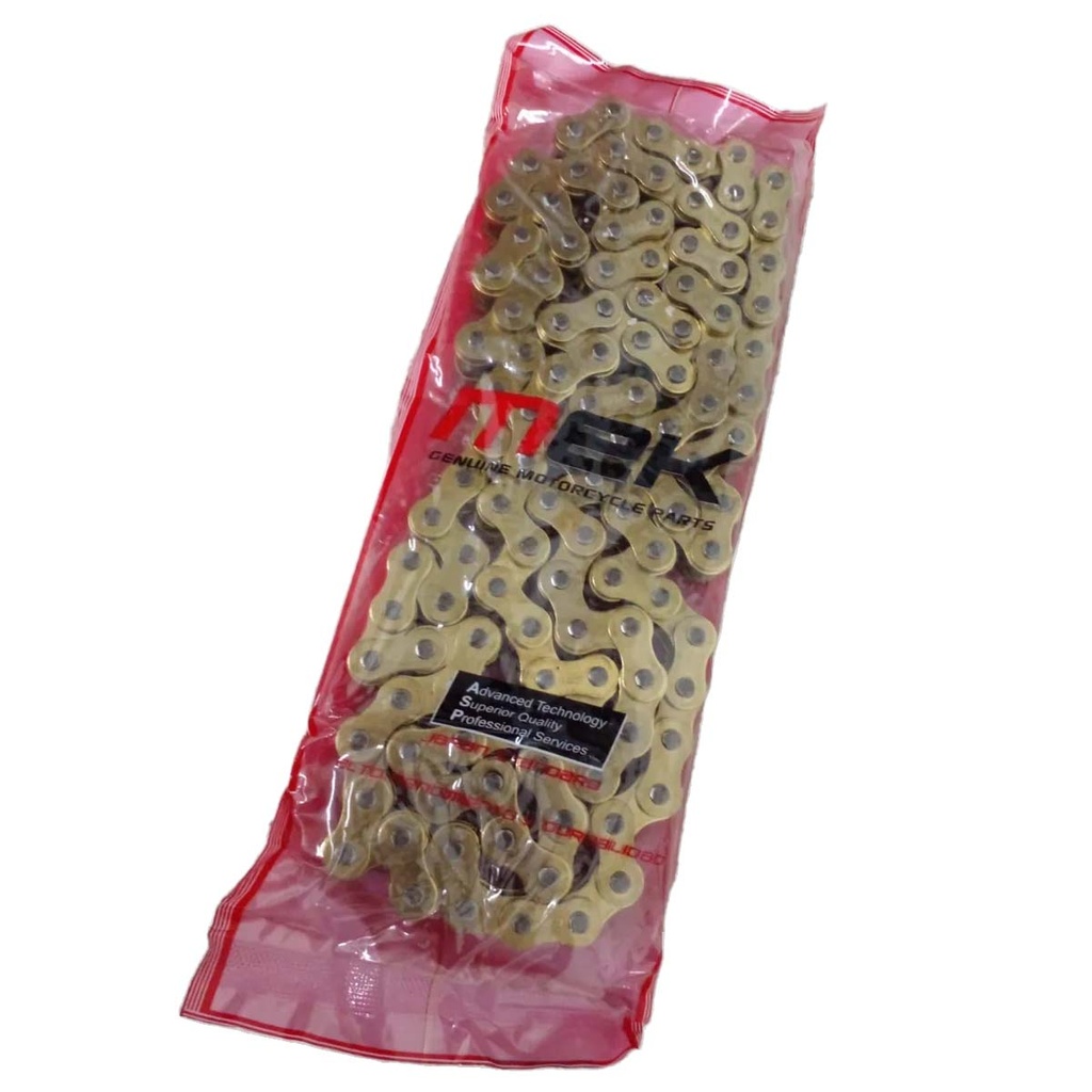 CADENA 428H-116 DORADA