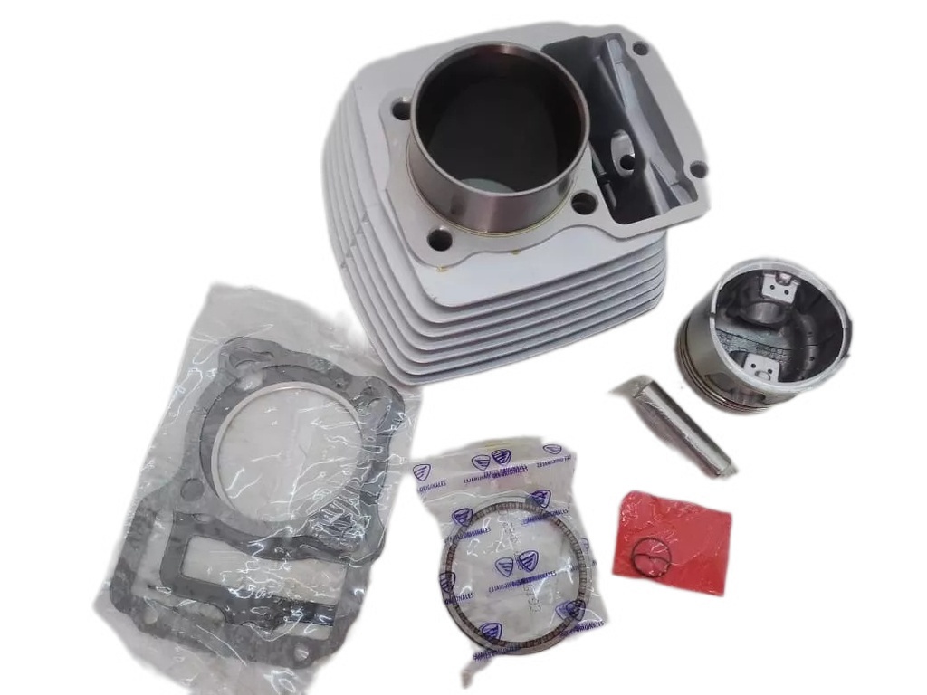 [E0304KC07] JUEGO CILINDRO MOTOR CGP 150CC PLATA