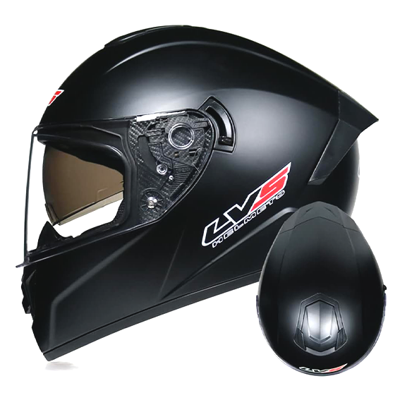 Casco Integral Matte Negro