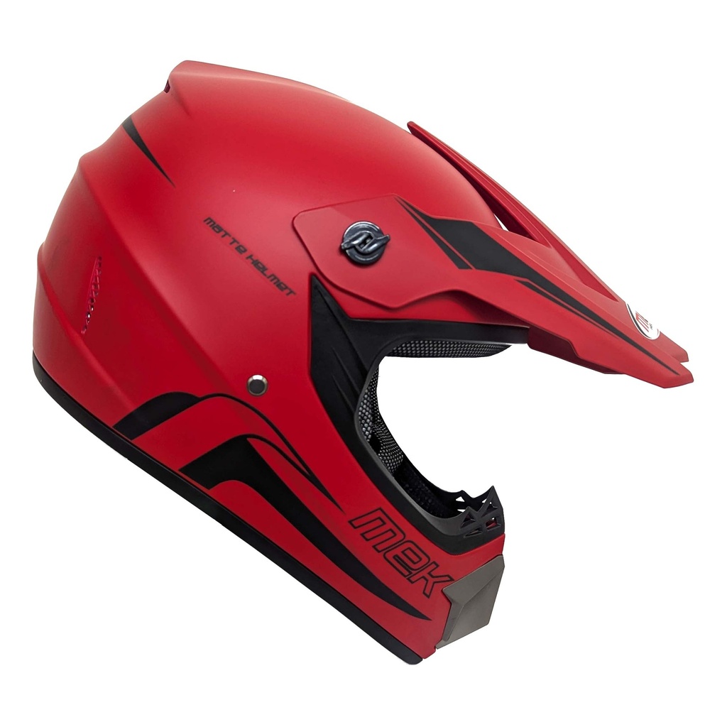 [AC1C-B400-101] Cross Helmet MATTE Shell Matte Red