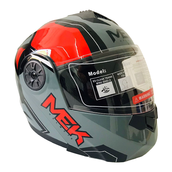 Casco MEK MK759 ABATIBLE
SPORT MAVRIC GRIS/ROJO Brillante