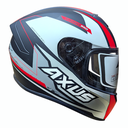 CASCO AXUS TURBO ROJO/GRIS/NEGRO TALLA XL
