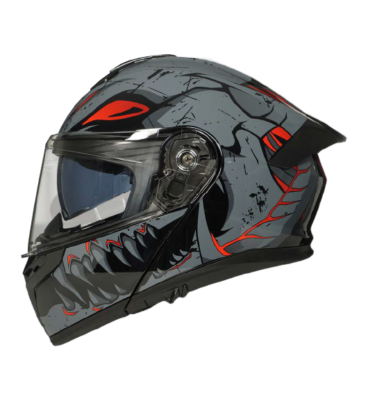 CASCO NIGHT GRIS/NEGRO