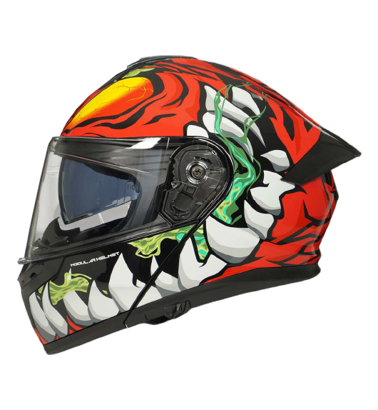 CASCO NIGHT ROJO/BLANCO
