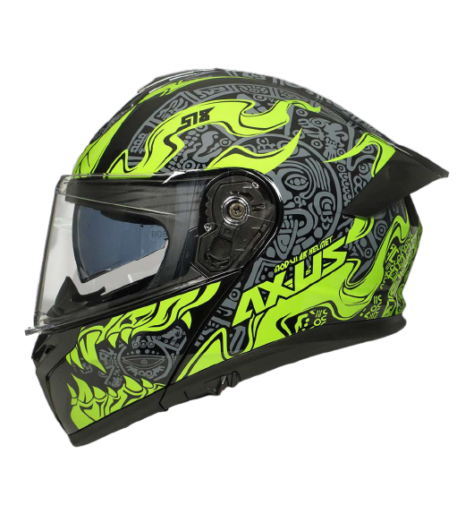 CASCO NIGHT NEGRO/VERDE
