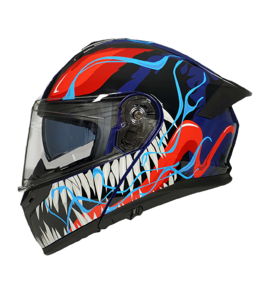 CASCO NIGHT AZUL/ROJO