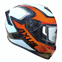 CASCO AXUS IRON NARANJA/NEGRO/BLANCO TALLA L 
