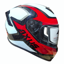 CASCO AXUS IRON   ROJO/NEGRO/BLANCO TALLA L