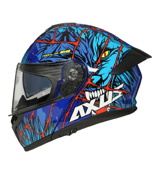CASCO NIGHT AZUL/ROJO
