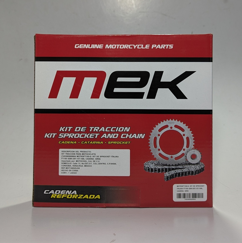 [7453085609904] Kit de tracción FT150 Reforzado Cadena Dorada