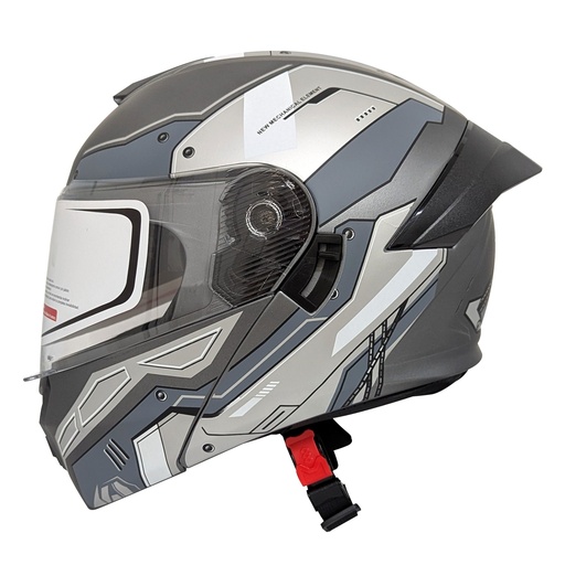 [AC1C-4030-001] CASCO MEK-255 FLIP UP HELMET Matte grey/Gris