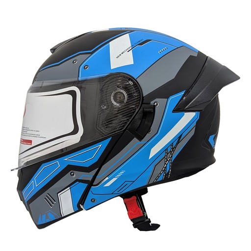 [AC1C-4030-006] CASCO MEK-255 FLIP UP HELMET Matte/Blue