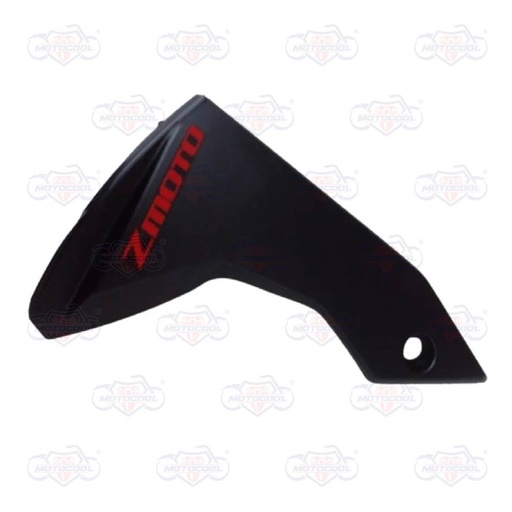 [VENOM200-F15-03/RJ] COMPLEMENTO SALPICADERA DELANTERA DERECHO NEGRO/ROJO VENOM 200