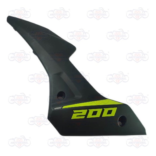 [VENOM200-F16-11/VR] CARENADO NEGRO/VERDE DERECHO VENOM 200