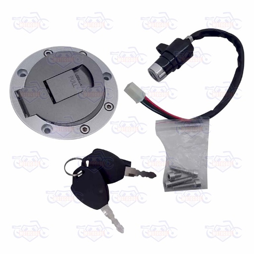 [RUNGA 250-F04-11] CONJUNTO LLAVIN SWITCH IGNICION/TAPON TANQUE RUNGA250