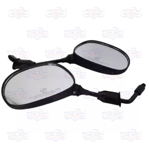 [F10010197] JUEGO ESPEJOS CON LOGO Y LEYENDA