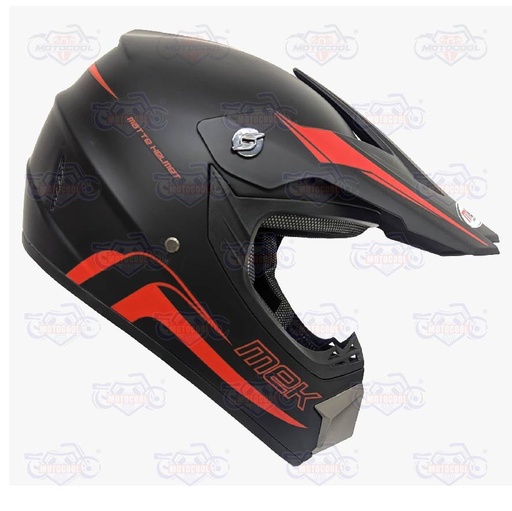 [AC1C-B400-505] CROSS HELMET MATTE BLACK DECAL BLACK
