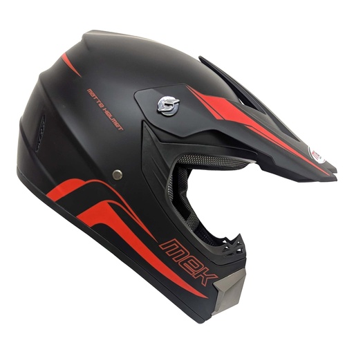 [AC1C-B400-505] Cross Helmet MATTE Black Decal Black