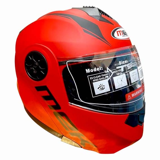 [AC1B-J105-002] MEK-159 CASCO ABATIBLE ROJO MATTE