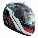 MEK-159 CASCO ABATIBLE NEGRO/ AZUL
