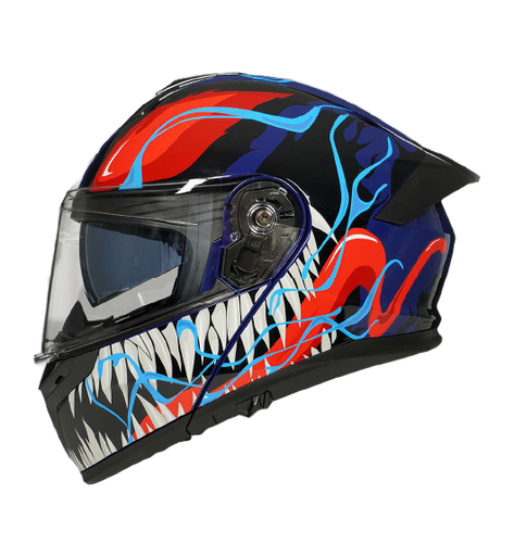 CASCO NIGHT AZUL/ROJO