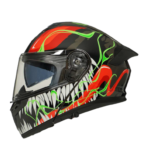 CASCO NIGHT GRIS/VERDE