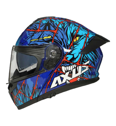 CASCO NIGHT AZUL/ROJO