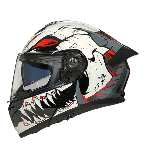 [AC1B-4024-002] CASCO NIGHT GRIS/BLANCO