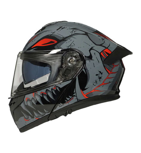 [AC1B-4029-003] CASCO NIGHT GRIS/NEGRO