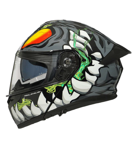 [AC1A-2024-011] CASCO NIGHT NEGRO/BLANCO