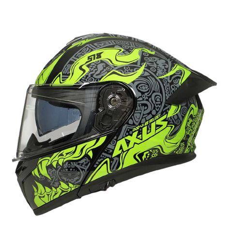CASCO NIGHT NEGRO/VERDE