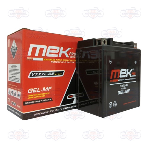 [SBA1A-002-14] BATERIA MEK GEL YTX7L-BS